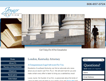 Tablet Screenshot of joynerfirm.com